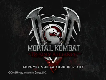 Mortal Kombat - Deadly Alliance screen shot title